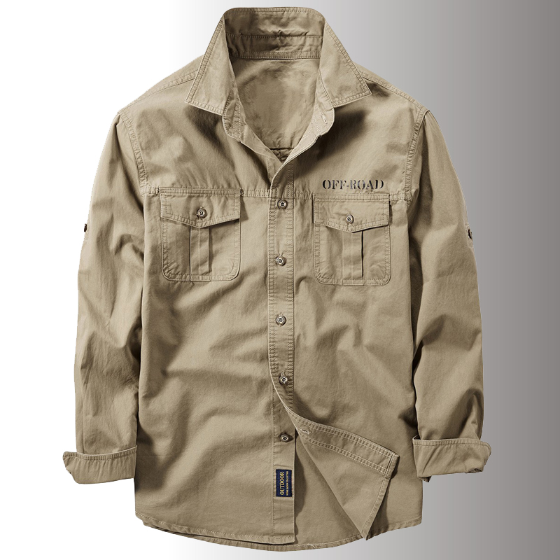 Tactical Military Shirt Cargo - 새로운 남성용 봄 멀티 포켓 군사