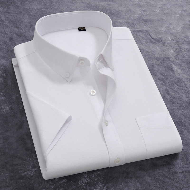 Oxford Cotton Casual Shirt Business - 100% 순면 남성 옥스포드 셔츠 여름