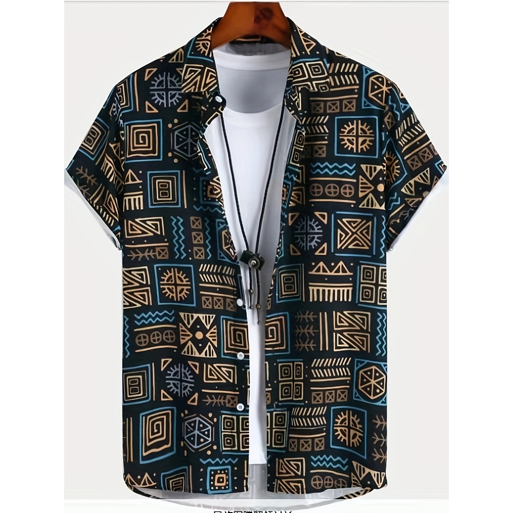 Vintage Hawaiian Floral Shirt - 통기성 좋은 얇은 원단 멀티 스타일