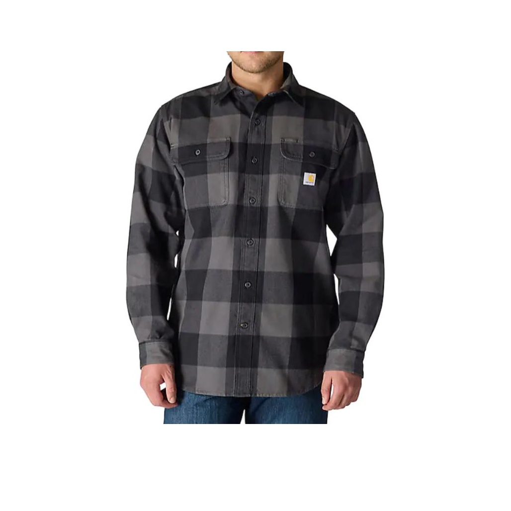 Flannel Plaid Shirt Heavy Weight - 카하트 FW25 107013 루즈핏 헤비웨이트 플란넬