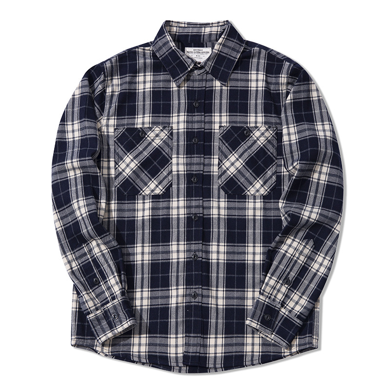 가을 겨울 패션 남성용 클래식 플란넬 셔츠 남성용 고품 - Flannel Plaid Shirt Heavy Weight 리뷰 및 가격