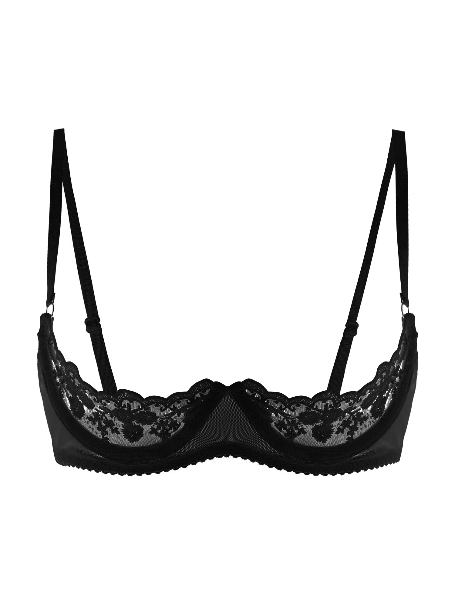 여성 섹시 오픈컵 브라 시스루 레이스 노출 니플 브래지 - Underwear 리뷰 및 가격