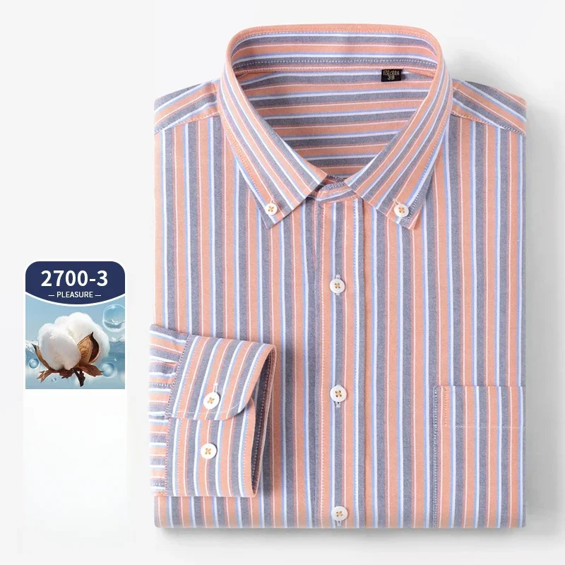 고품질 남성용 긴팔 포켓 셔츠 100% 순면 옥스퍼드  - Oxford Cotton Casual Shirt Business 리뷰 및 가격
