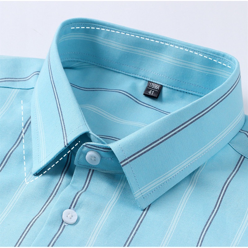 남성용 100 면 긴팔 셔츠, 옥스포드 스트라이프 캐주 - Oxford Cotton Casual Shirt Business 리뷰 및 가격