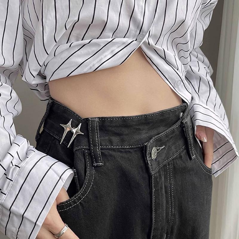 청바지 조절 가능한 허리밴드 버클 안전한 금속 버튼 조 - Jeans 리뷰 및 가격
