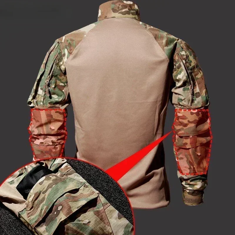 새로운 전술 셔츠 정장 남성 에어소프트 의류 페인트볼  - Tactical Military Shirt Cargo 리뷰 및 가격