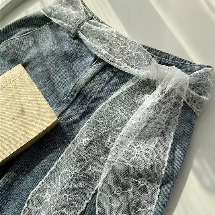 여성용 달콤한 화이트 레이스 벨트, 청바지 스커트 리본 - Jeans 리뷰 및 가격