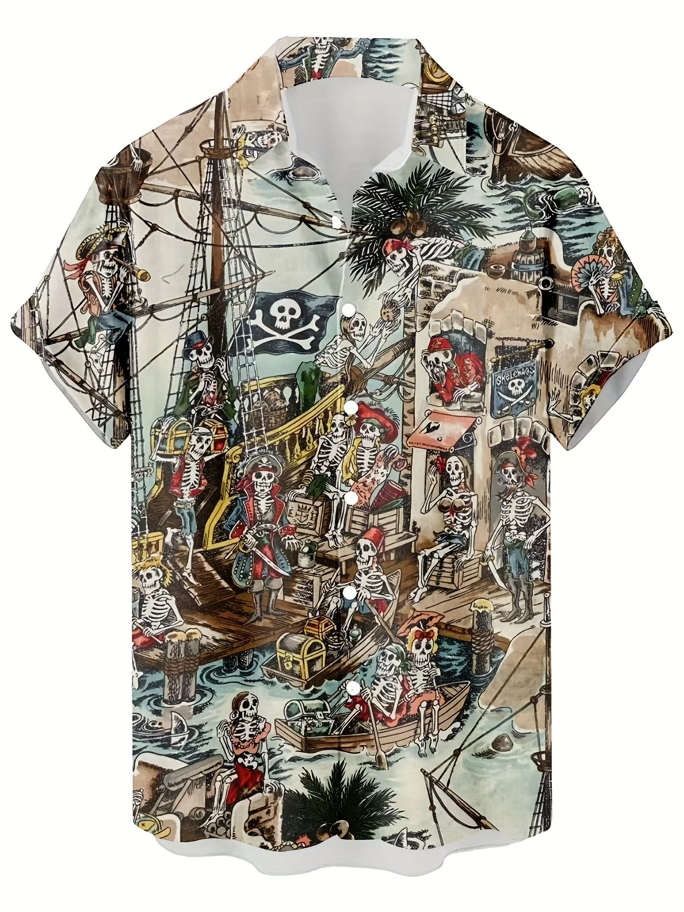 남성용 빈티지 클래식 자동차 야자수 플루메리아 프린트  - Vintage Hawaiian Floral Shirt 리뷰 및 가격