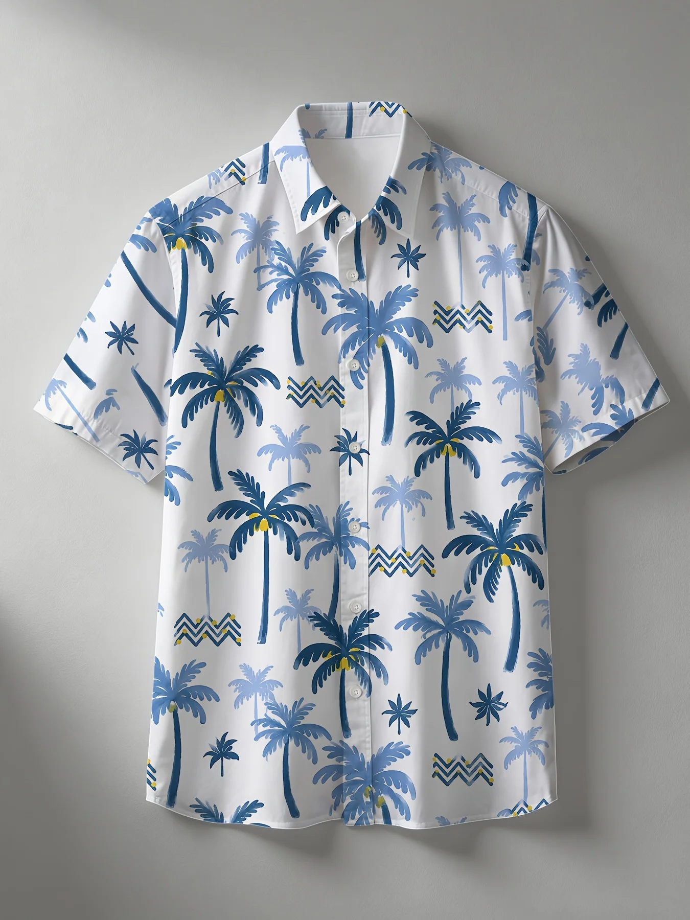 남성용 빈티지 클래식 자동차 야자수 플루메리아 프린트  - Vintage Hawaiian Floral Shirt 리뷰 및 가격