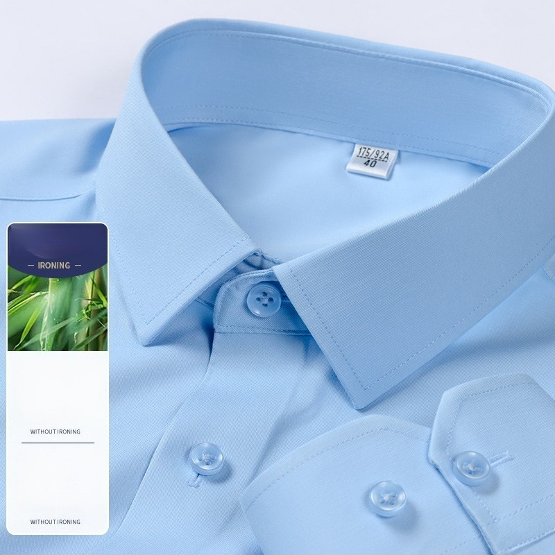 남성용 대나무 섬유 긴팔 드레스 셔츠 – 구김 방지,  - Breathable Bamboo Fiber Shirt Non Iron 리뷰 및 가격