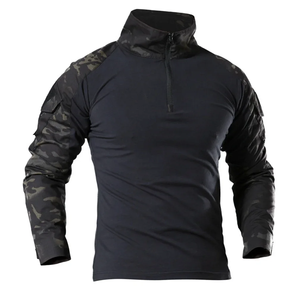 전투 셔츠 카모 카고 스포츠 탑 Airsoft 페인트  - Tactical Military Shirt Cargo 리뷰 및 가격