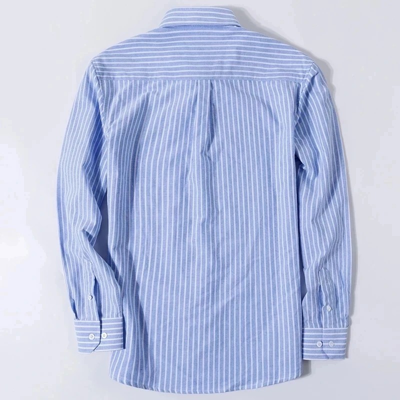 남성용 긴 소매 캐주얼 비즈니스 레귤러 피트 공식 드레 - Oxford Cotton Casual Shirt Business 리뷰 및 가격