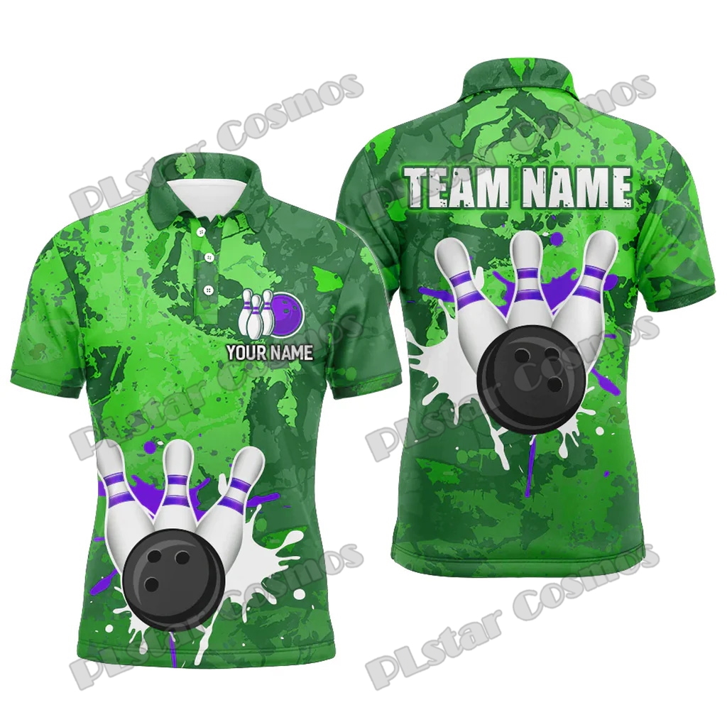 레트로 볼링 워터 밀크 멀티컬러 옵션 맞춤형 이름 3D - Short Sleeve Bowling Shirt Retro 리뷰 및 가격