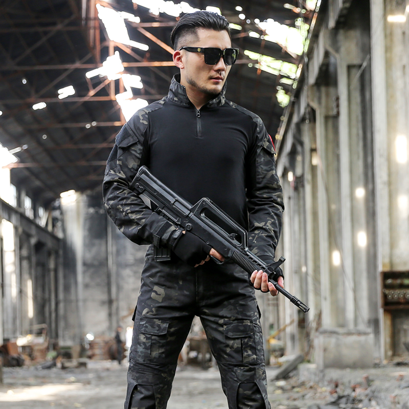 야외 전술복 위장복 세트 캠핑 사냥복 남성 유니폼 전투 - Tactical Military Shirt Cargo 리뷰 및 가격