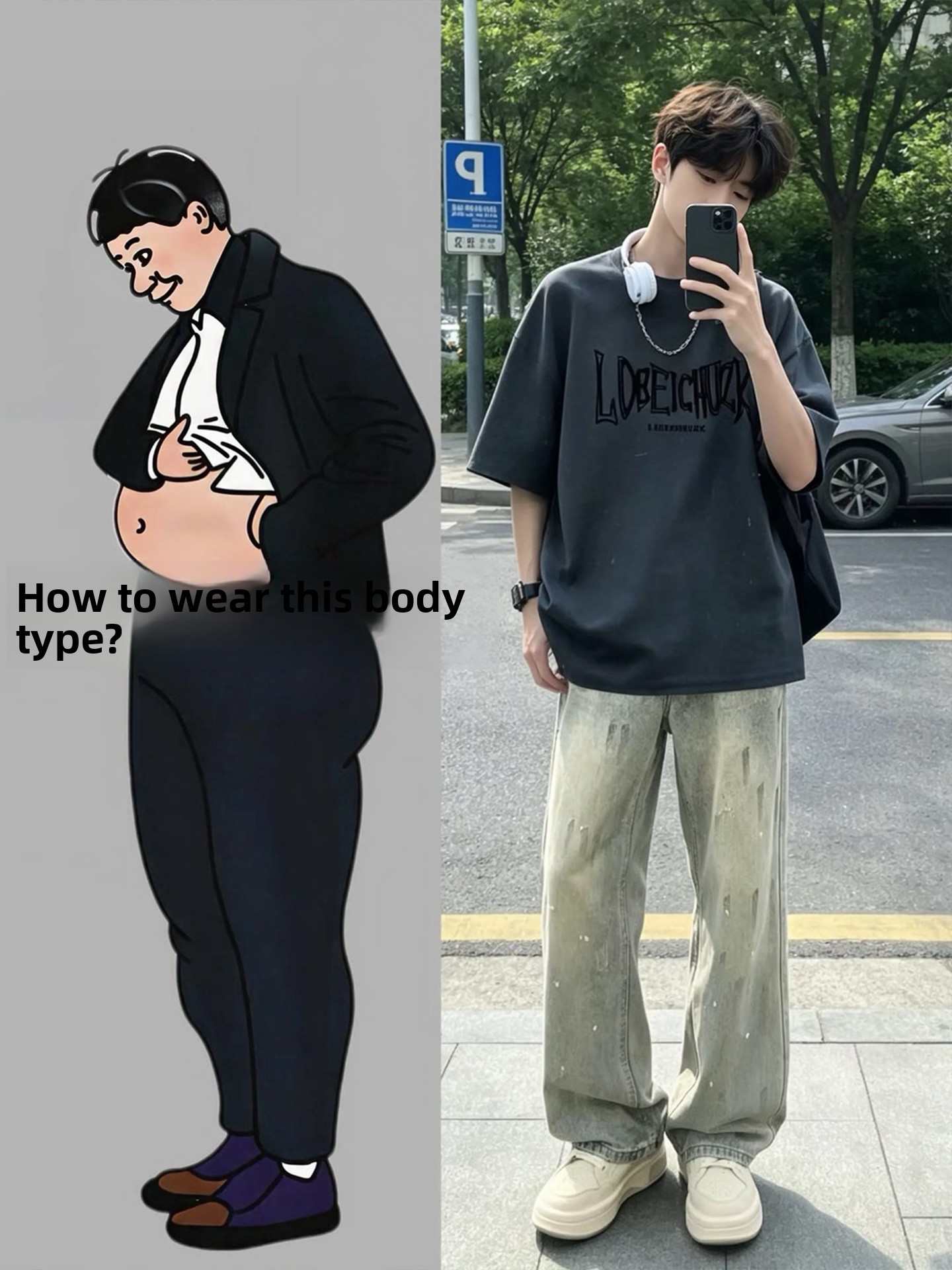 시원한 남성 여름 의상 세트, 얇은 라운드넥 반팔 티셔 - Jeans 리뷰 및 가격