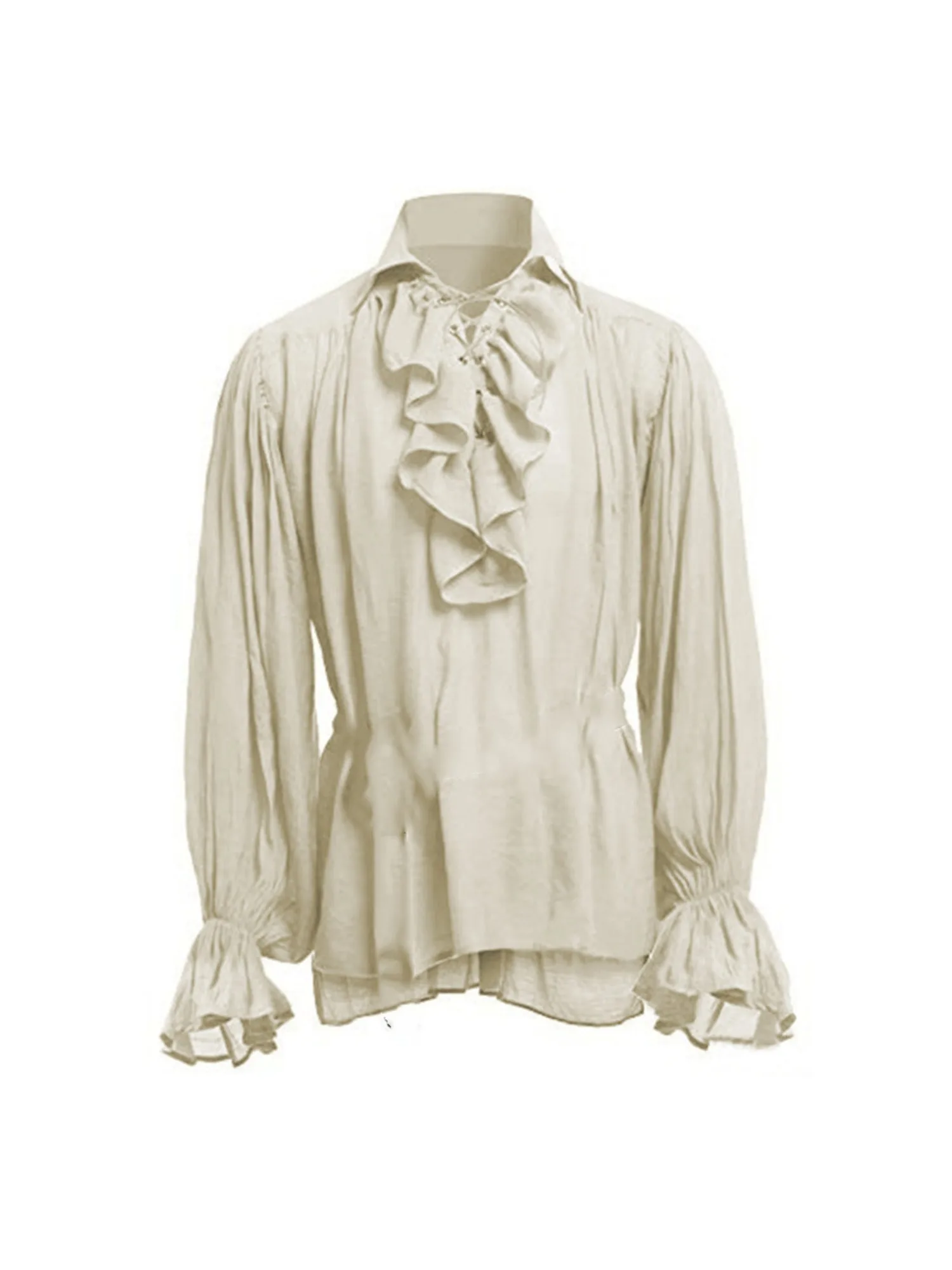 남성 해적 셔츠 뱀파이어 왕자 시인 셔츠 중세 해적 프 - Medieval Gothic Lace Up Pirate Shirt 리뷰 및 가격
