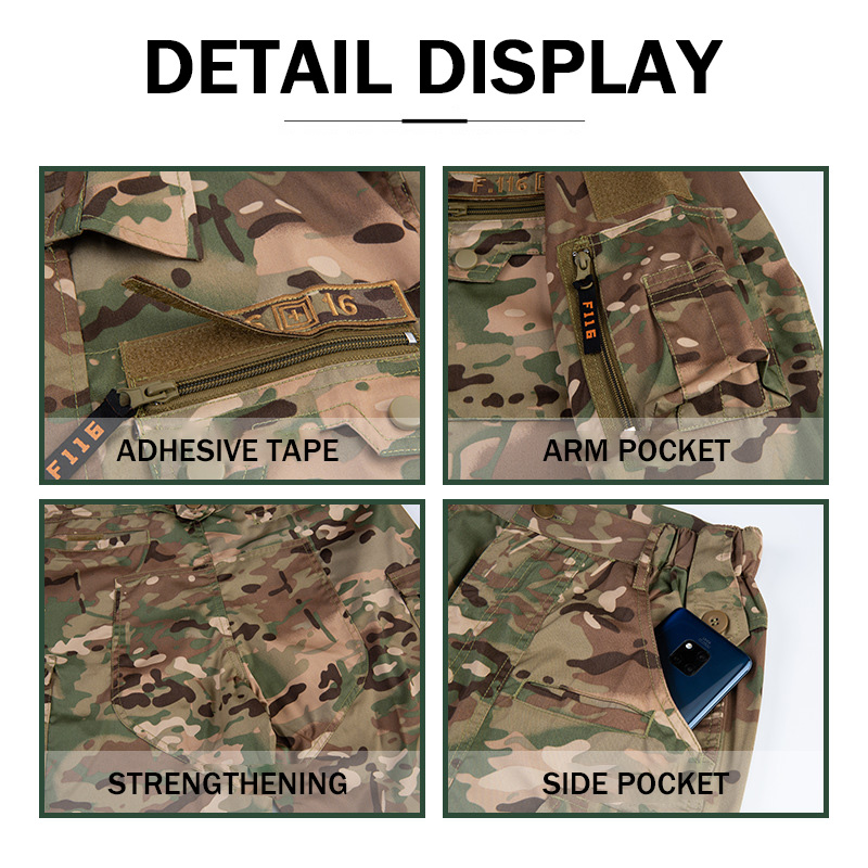 Lynjacye F116 유니폼 전술 셔츠 카고 바지  - Tactical Military Shirt Cargo 리뷰 및 가격