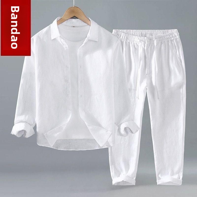 편안하고 통기성 좋은 린넨 남성 캐주얼 반소매 셔츠와  - Mens Linen Shirt Long Sleeve 리뷰 및 가격