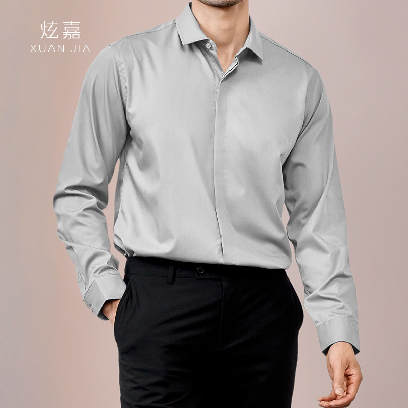 남성 실크 셔츠 2026 봄/가을 신상 100% 뽕나무 - Mens Satin Silk Dress Shirt 리뷰 및 가격