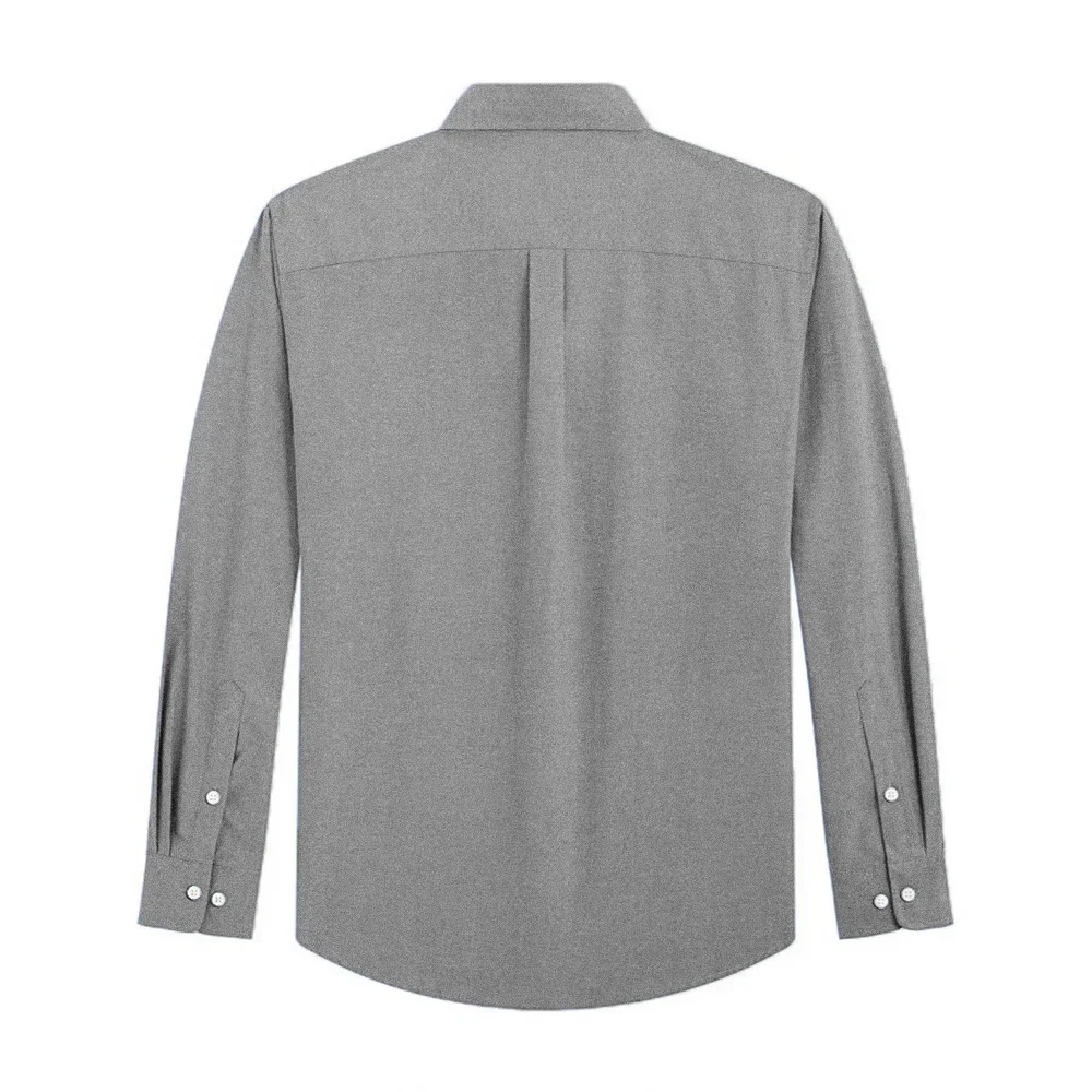 남성용 긴 소매 셔츠 솔리드 컬러 옥스포드 셔츠 포켓이 - Oxford Cotton Casual Shirt Business 리뷰 및 가격