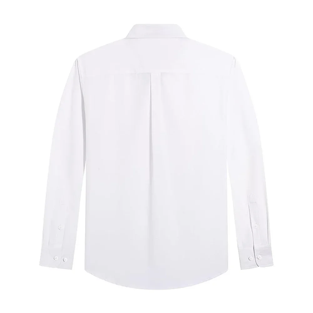 남성용 긴 소매 셔츠 솔리드 컬러 옥스포드 셔츠 포켓이 - Oxford Cotton Casual Shirt Business 리뷰 및 가격